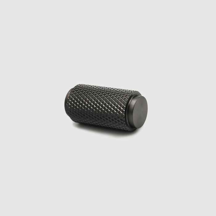 Knurled Cabinet Knob in Gunmetal | Zephra #Finish_Gunmetal