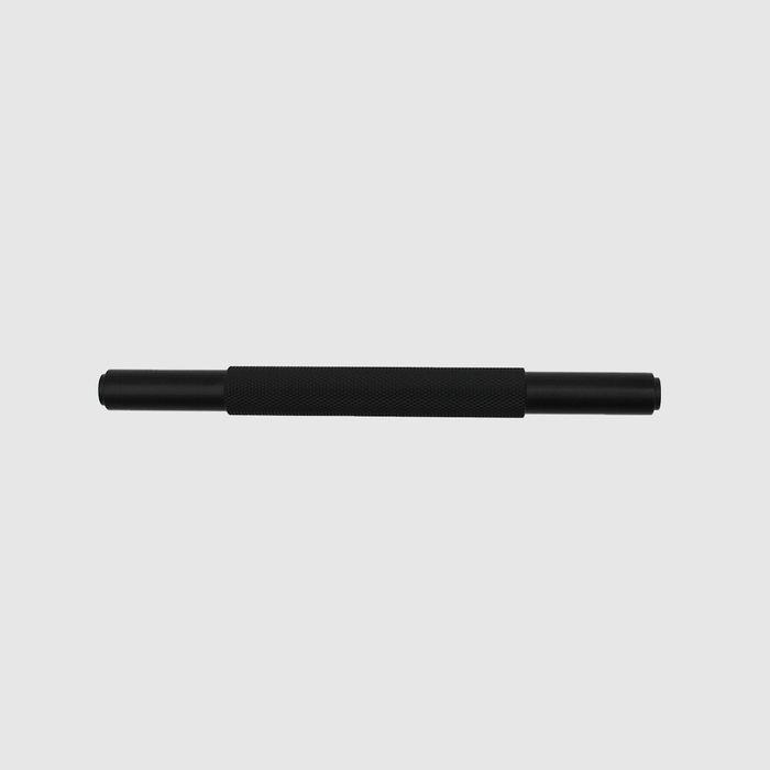 Knurled Cabinet Handle in Matte Black | Zephra #Finish_Matte Black