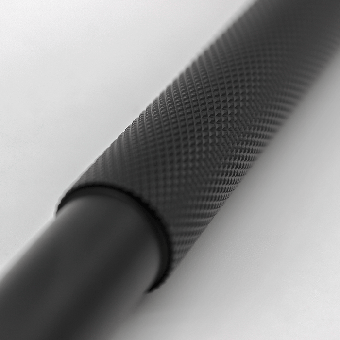 Knurled Cabinet Handle in Matte Black | Zephra #Finish_Matte Black