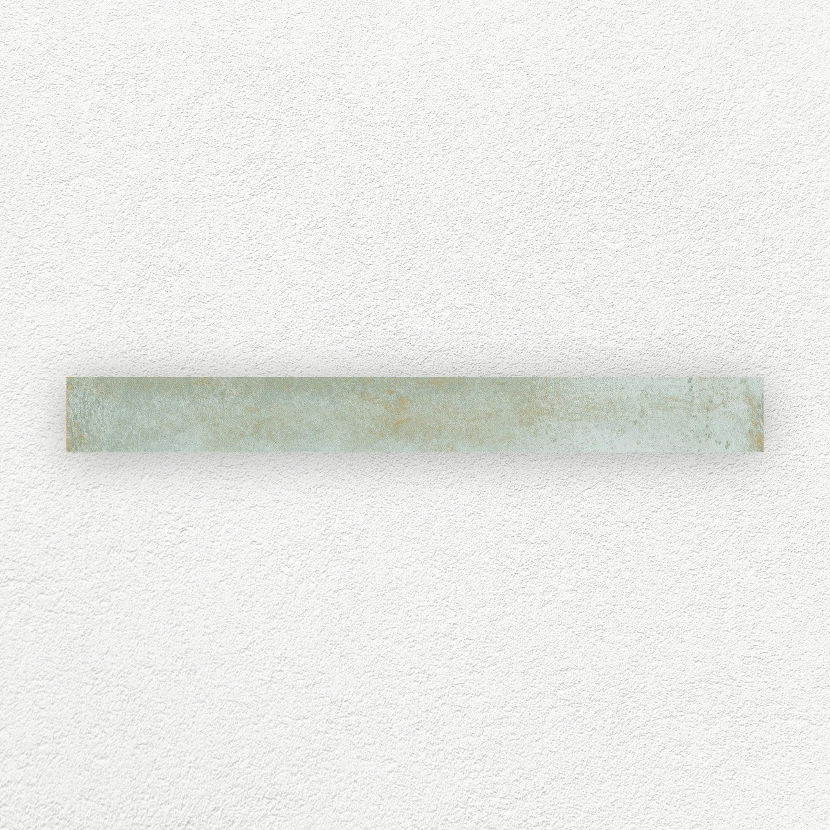 Life Turquoise gloss porcelain wall tile 48 x 450 mm