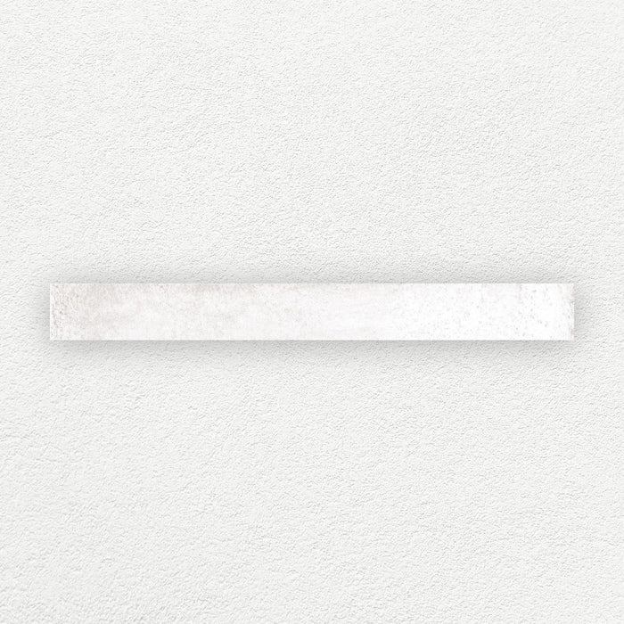 Life White gloss porcelain wall tile 48 x 450 mm #Colour_White
