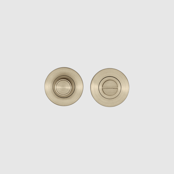 Linear Privacy Turnsnib Lock in Brushed Gold | Zephra #Finish_Brushed Gold