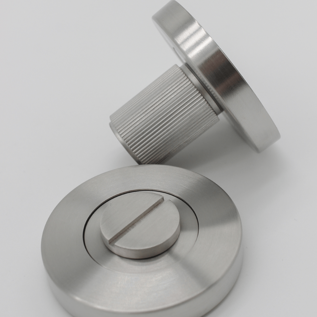 Linear Privacy Turnsnib Lock in Brushed Nickel | Zephra