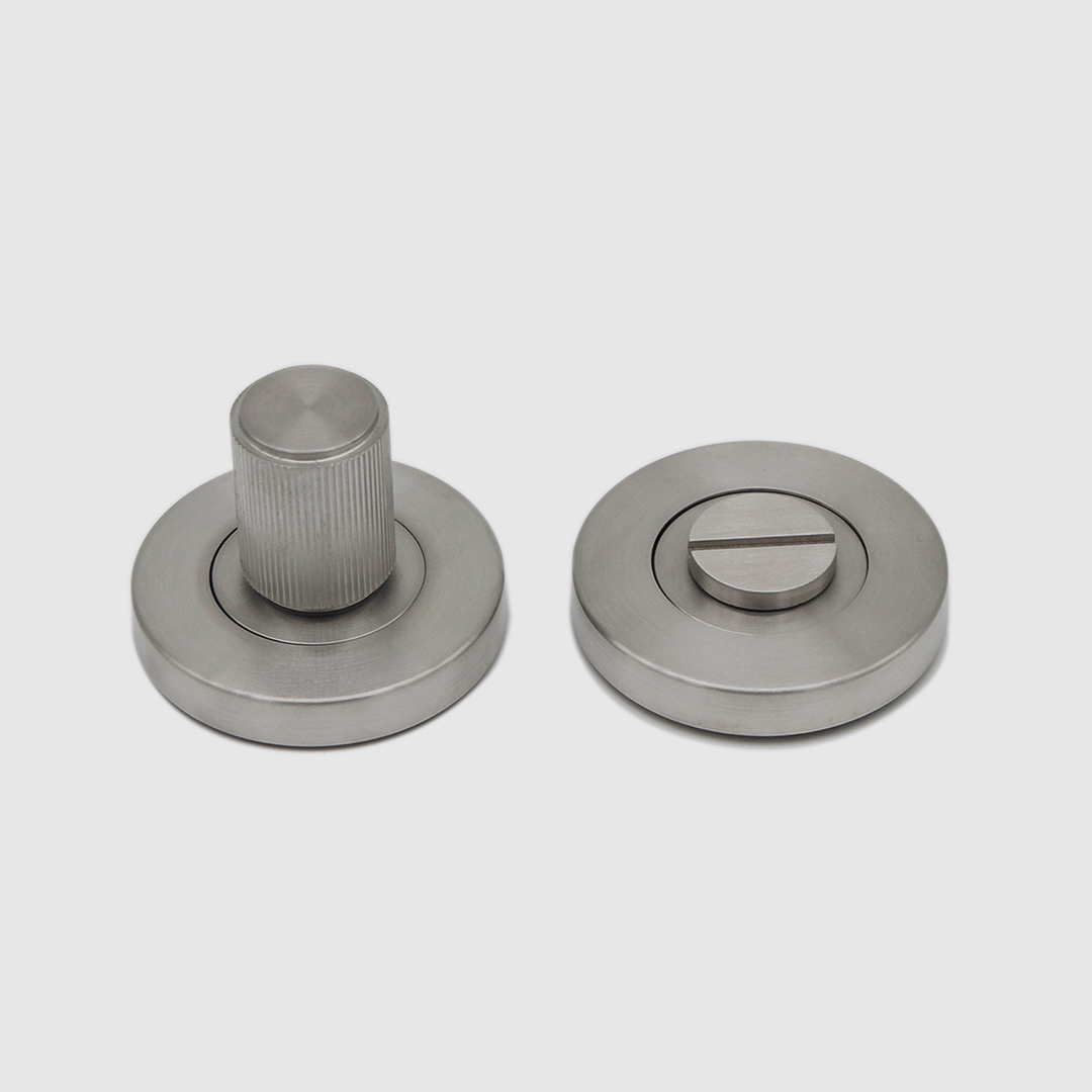 Privacy Luma Door Handle Package in Brushed Nickel | Zephra