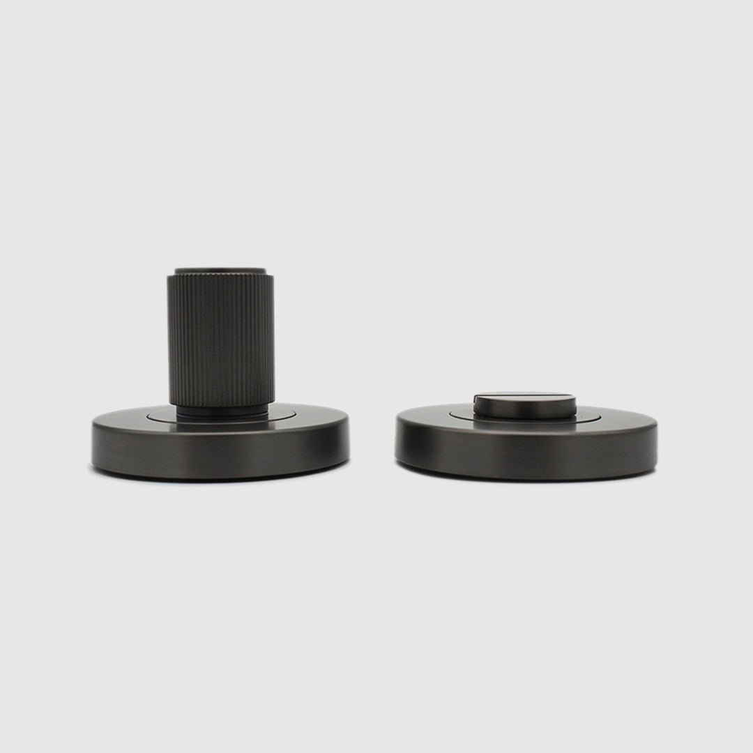 Privacy Luma Door Handle Package in Gunmetal | Zephra