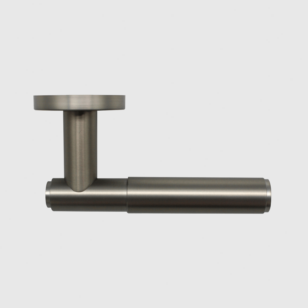 Luma Door Handle in Brushed Nickel | Zephra