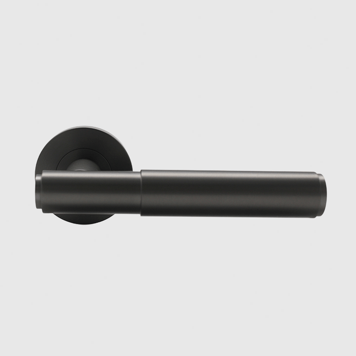 Luma Door Handle in Gunmetal | Zephra #Finish_Gunmetal
