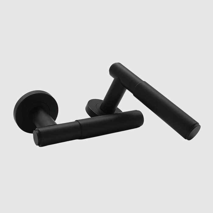 Privacy Luma Door Handle Package in Matte Black | Zephra #Finish_Matte Black