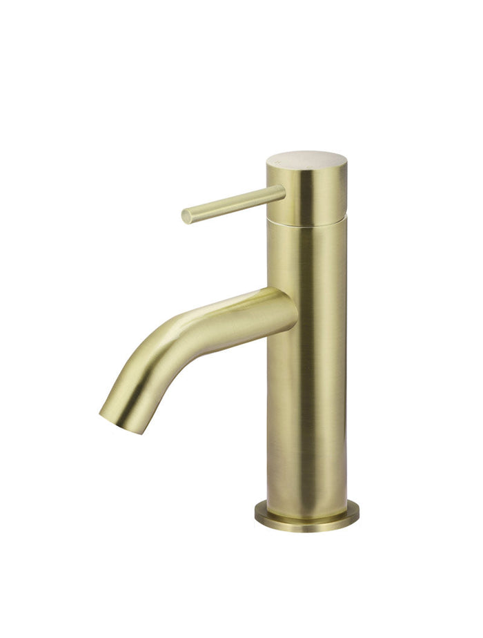 Piccola Basin Mixer Tap in Tiger Bronze | Meir #Colour_Tiger Bronze