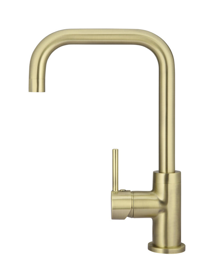 Round Kitchen Mixer Tap in Tiger Bronze | Meir #Colour_Tiger Bronze
