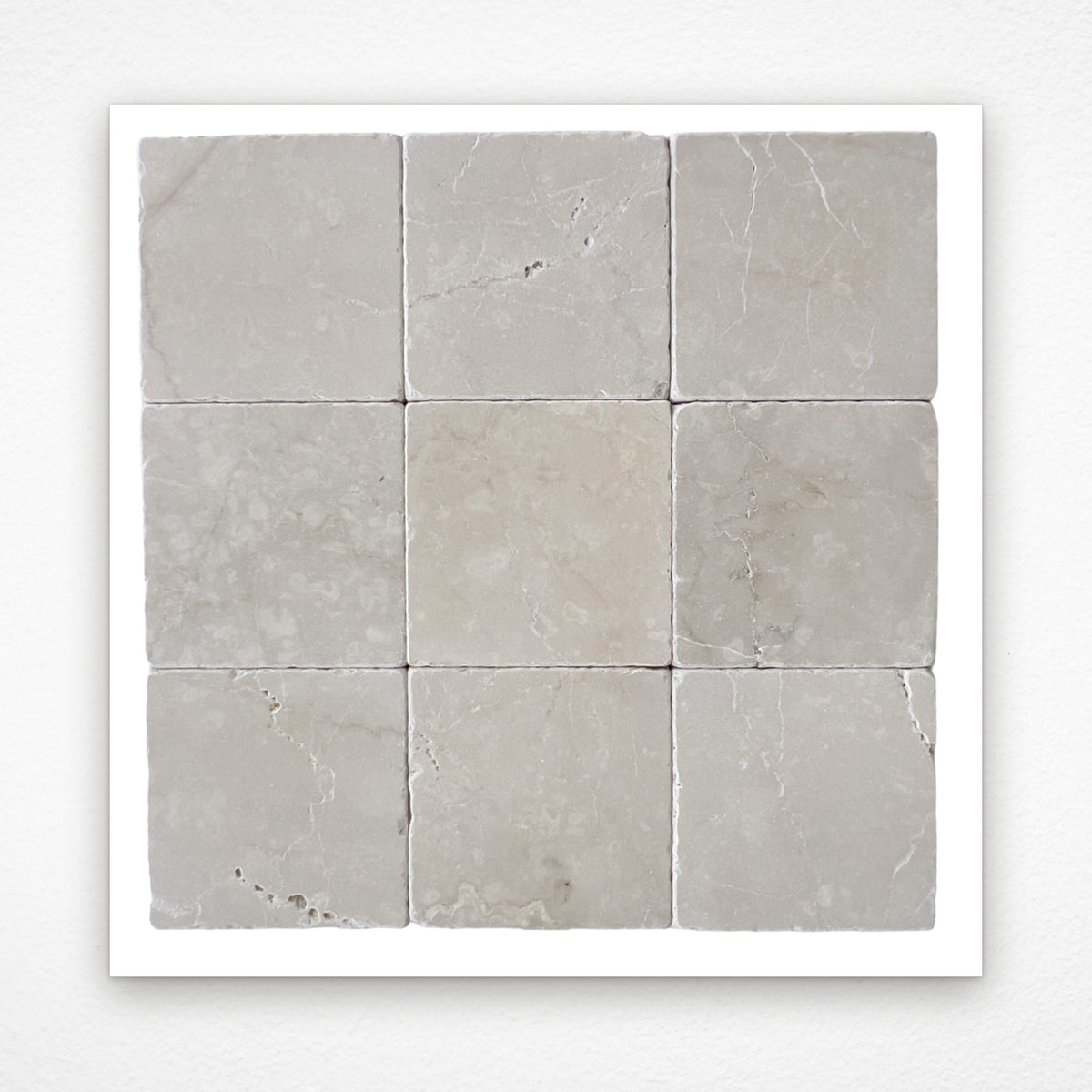 Botticino Square Marble Tile & Mosaic | Tumbled Natural Stone