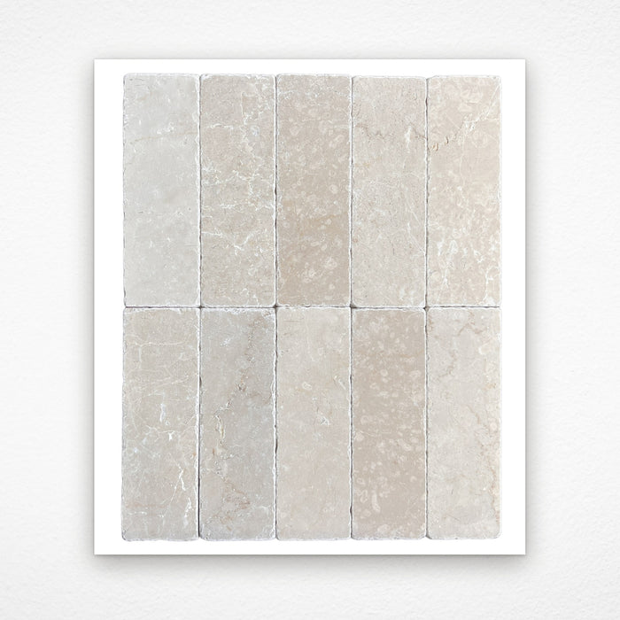 Botticino Subway Marble Tile | Tumbled Natural Stone