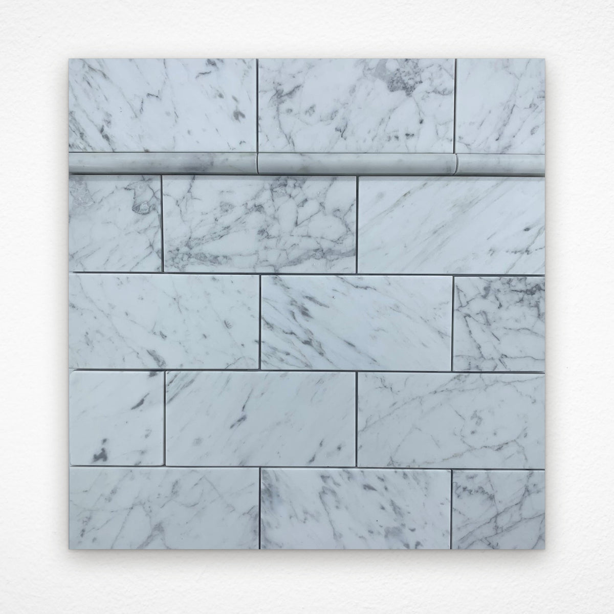 Carrara Subway Marble Tile & Mosaic | Tumbled & Honed Natural Stone