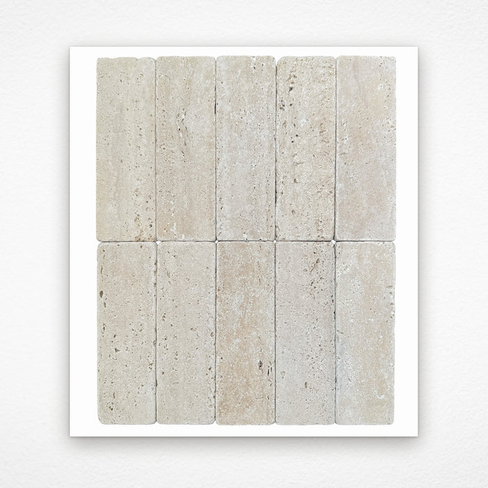 Travertine Subway Tile | Tumbled & Honed Natural Stone