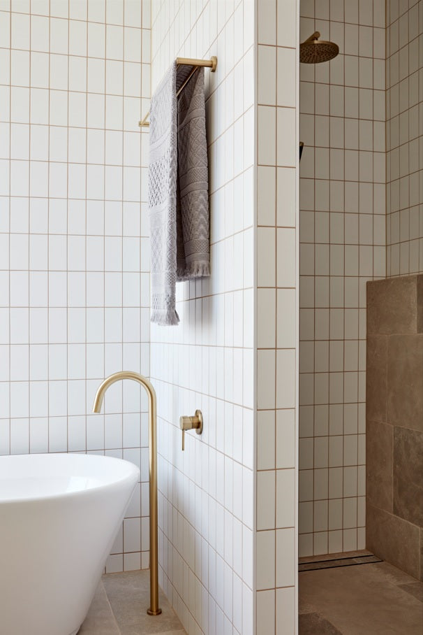 Round Wall Mixer Trim Kit - In-wall Body Not Included in Tiger Bronze | Meir