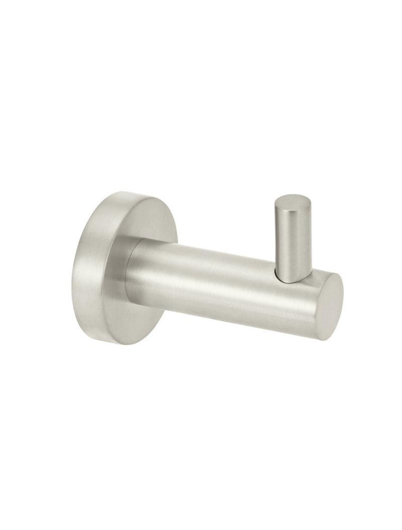 Round Robe Hook in Brushed Nickel | Meir