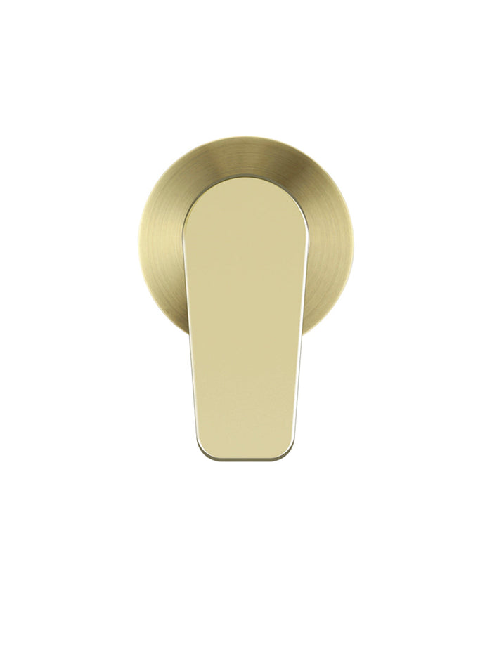 Round Wall Mixer Paddle Handle Trim Kit - In-wall Body Not Included in Tiger Bronze | Meir #Colour_Tiger Bronze
