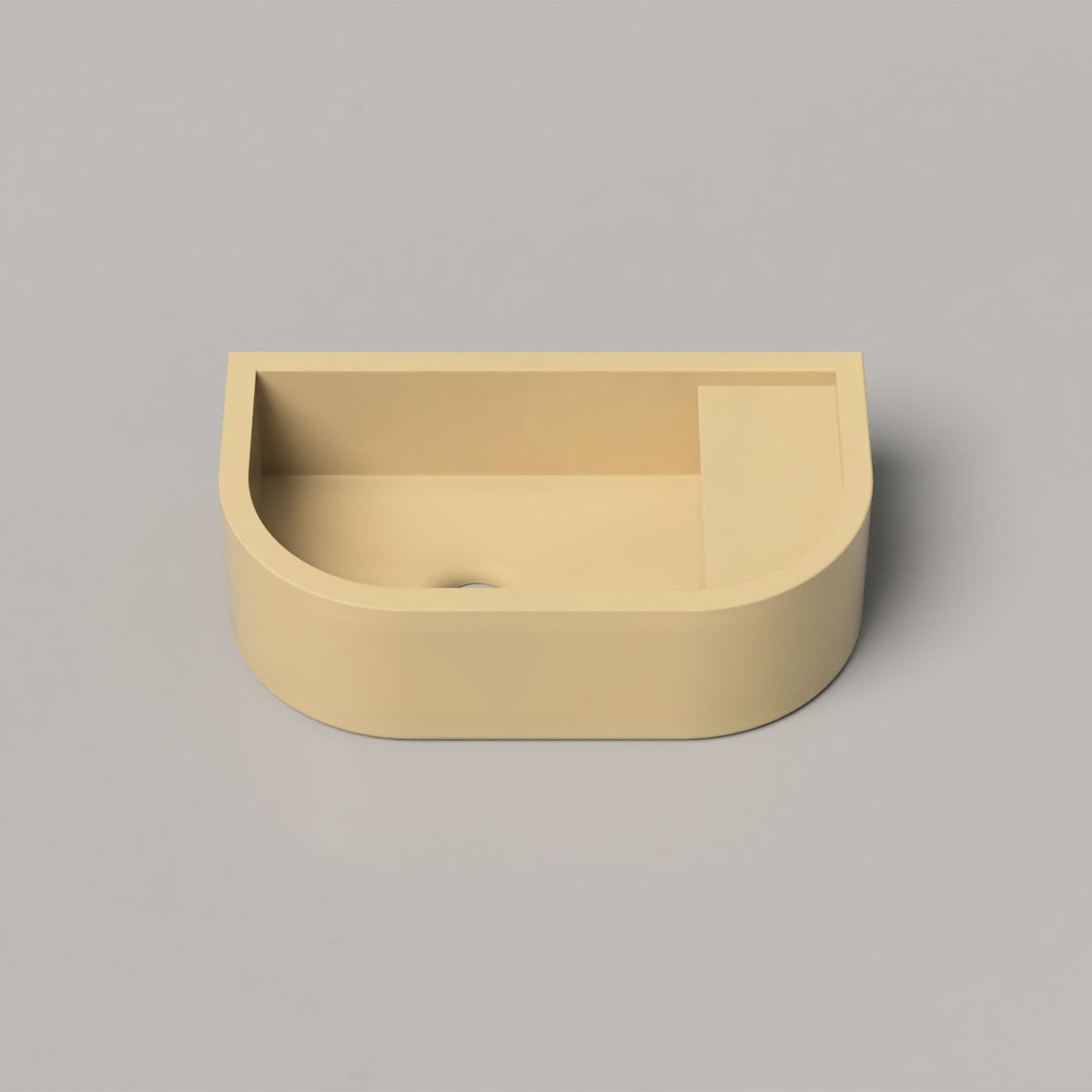 Nood Co Loop 01 Concrete Basin in Custard | Nood Co