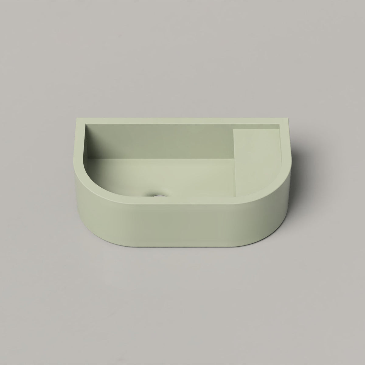 Nood Co Loop 01 Concrete Basin in Mint | Nood Co