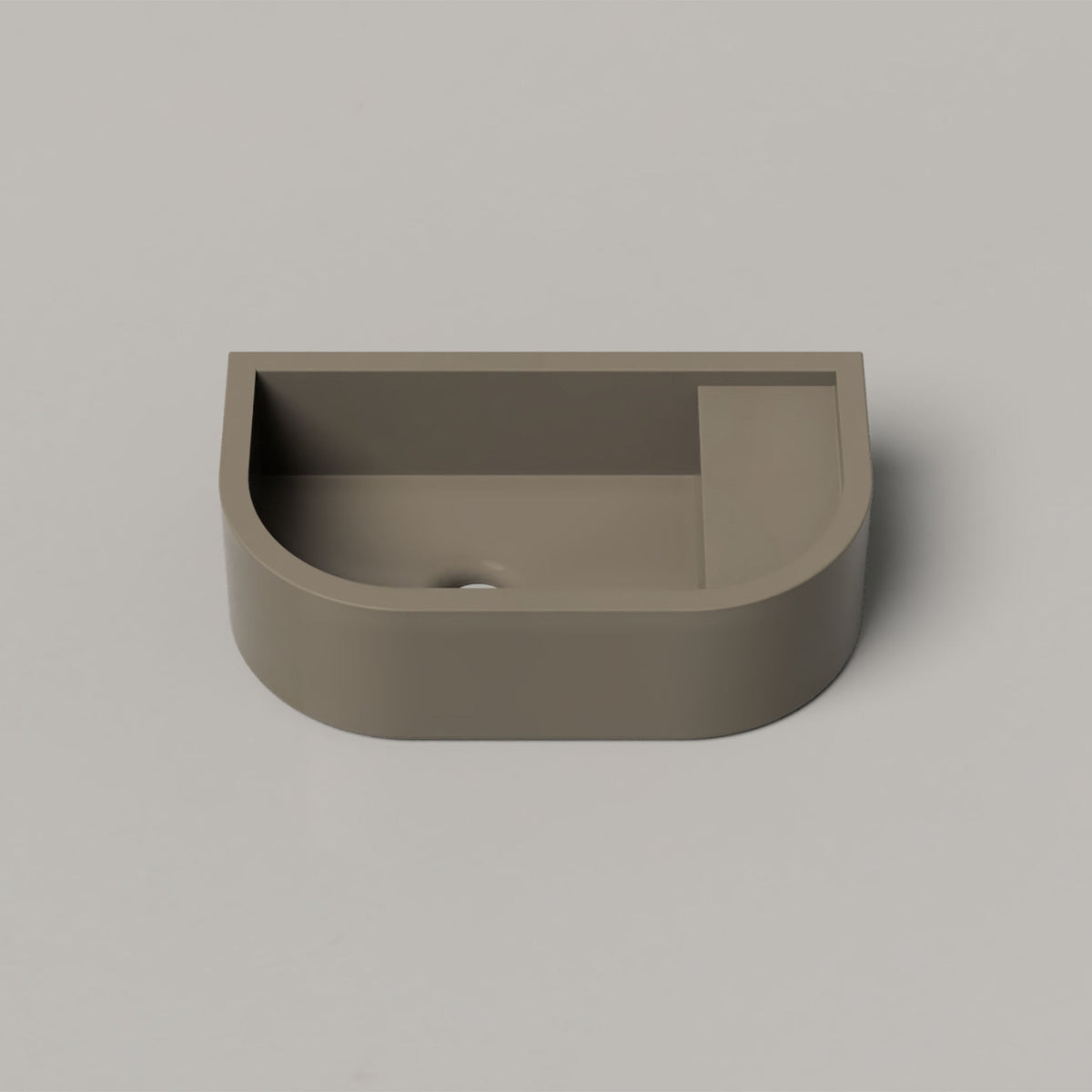 Nood Co Loop 01 Concrete Basin in Olive | Nood Co