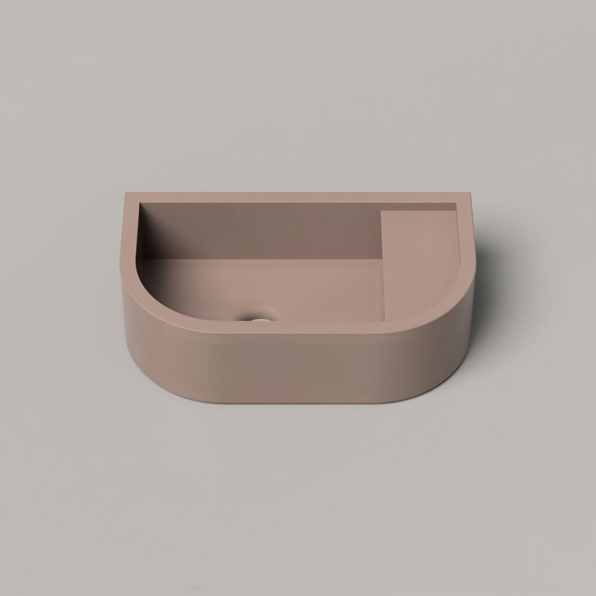 Nood Co Loop 01 Concrete Basin in Paperbark | Nood Co