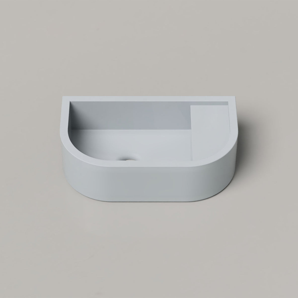 Nood Co Loop 01 Concrete Basin in Powder Blue | Nood Co