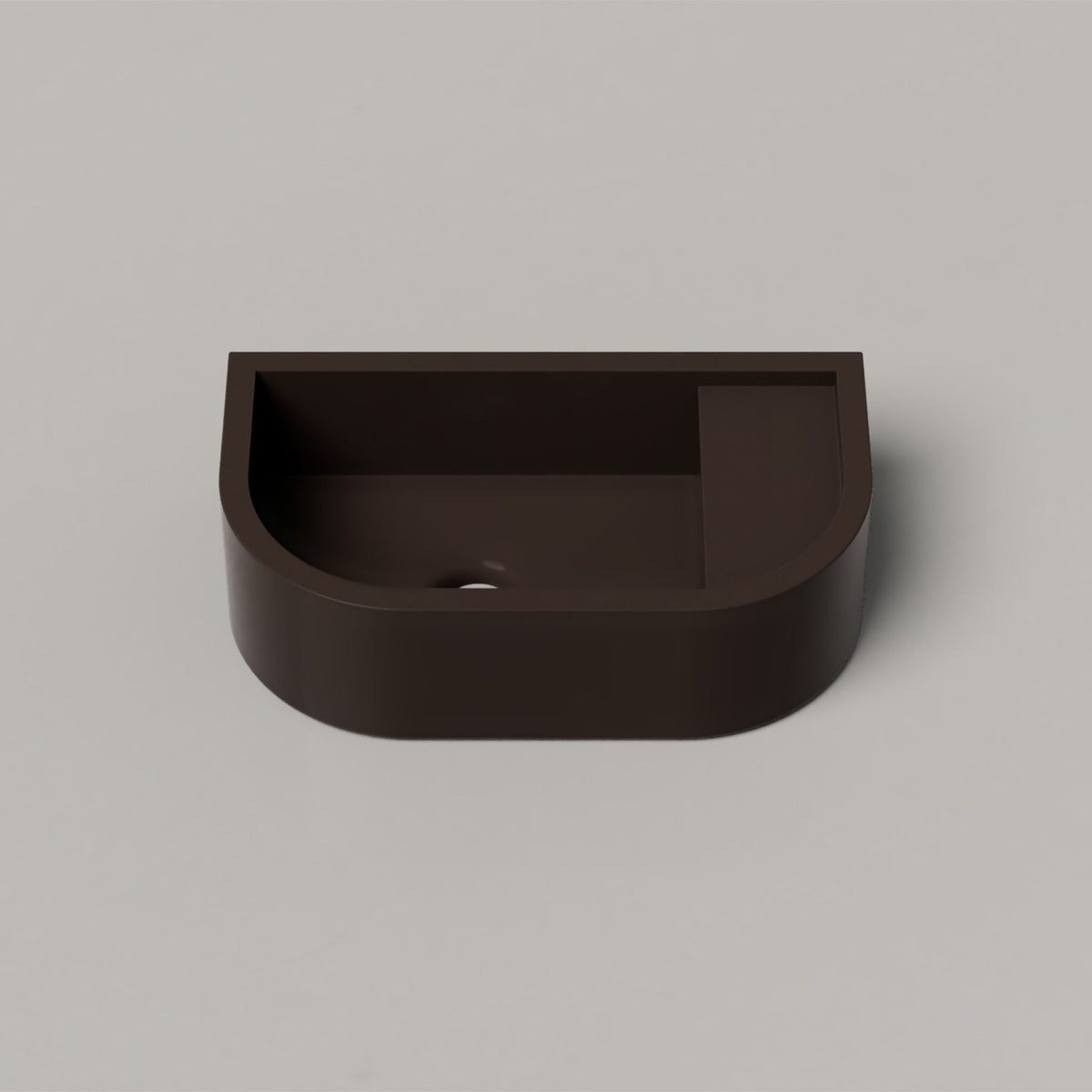 Nood Co Loop 01 Concrete Basin in Slate | Nood Co