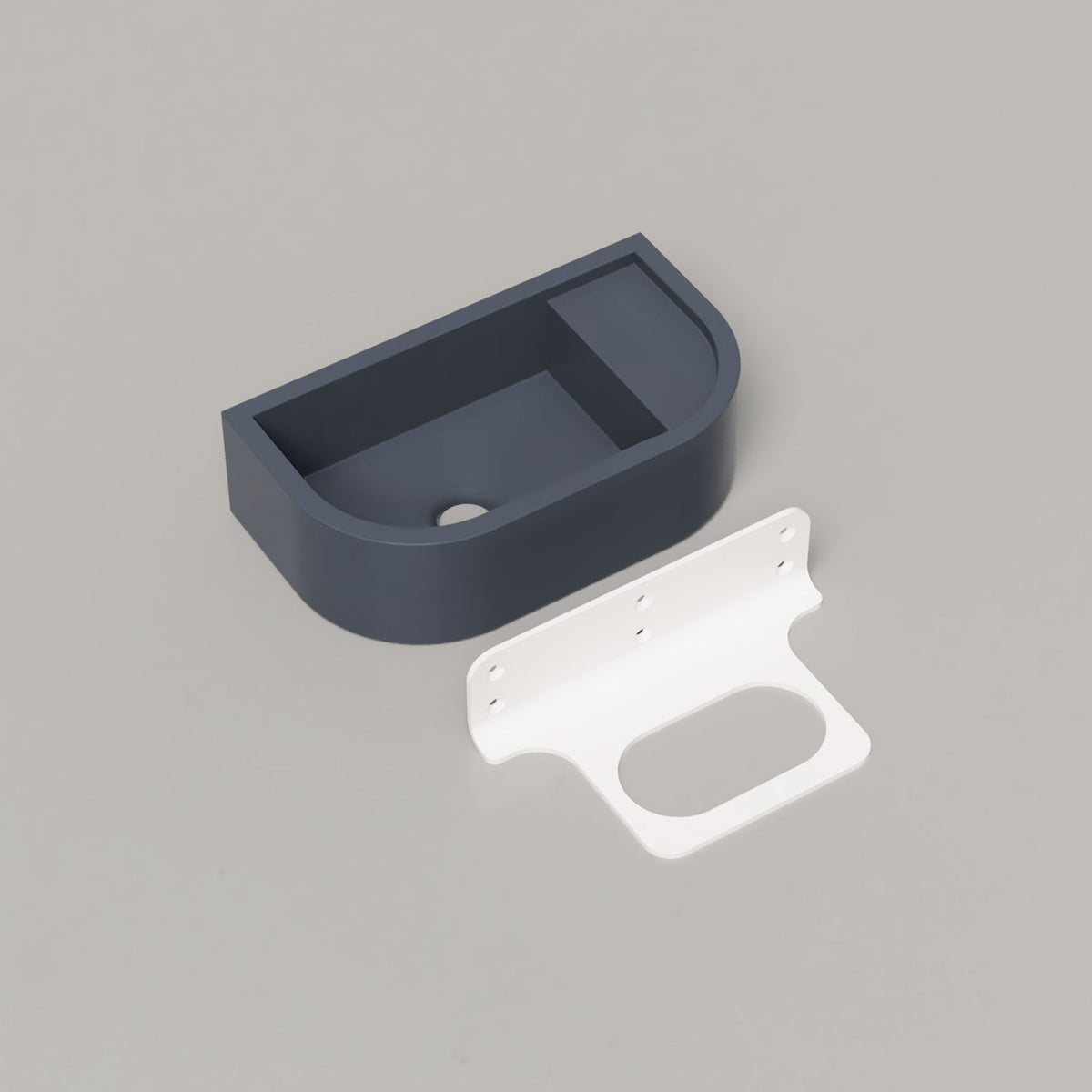 Nood Co Loop 01 Concrete Basin in Copan Blue | Nood Co