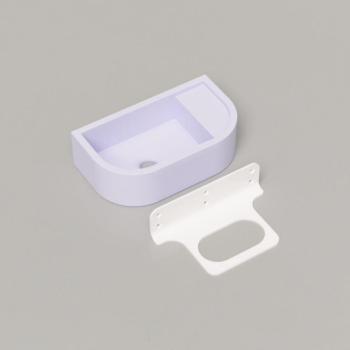 Nood Co Loop 01 Concrete Basin in Lilac | Nood Co