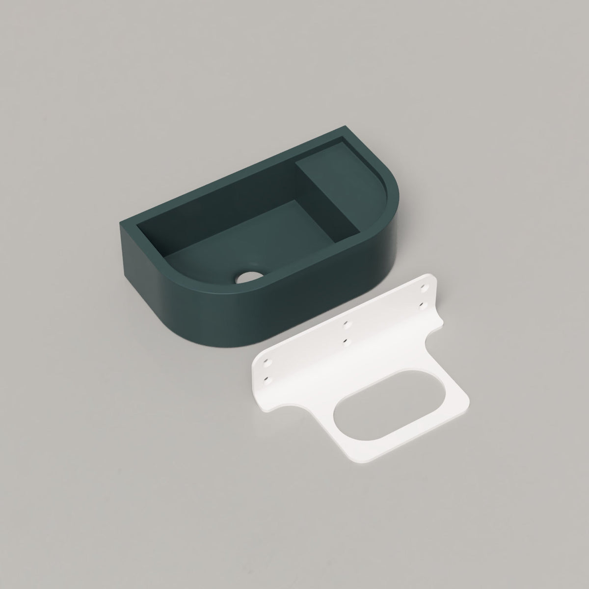 Nood Co Loop 01 Concrete Basin in Teal | Nood Co
