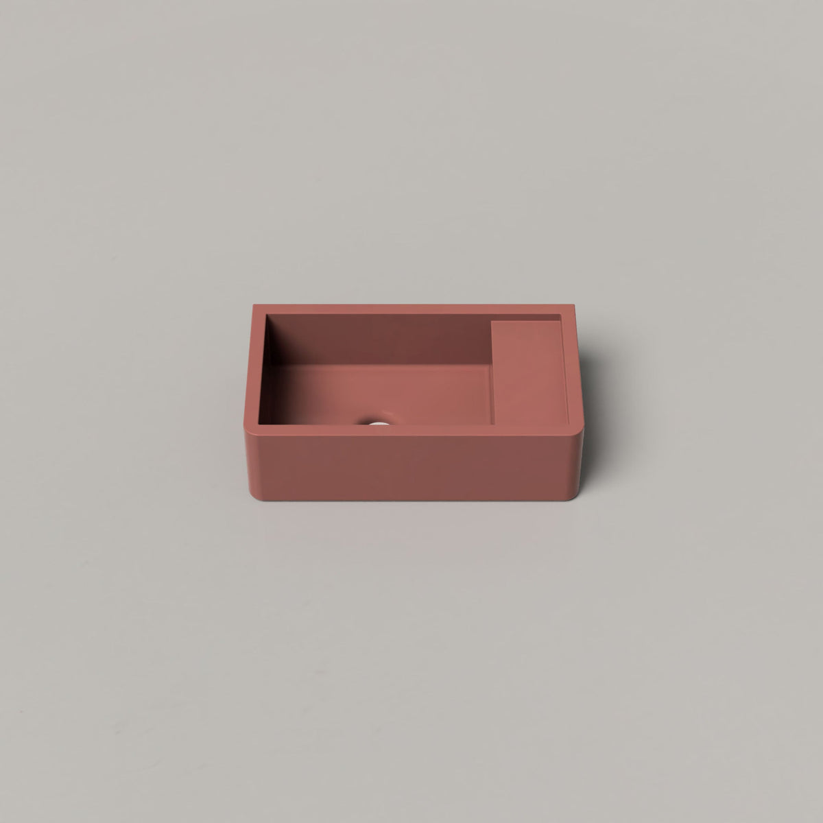 Nood Co Shelf 01 Concrete Basin in Musk | Nood Co
