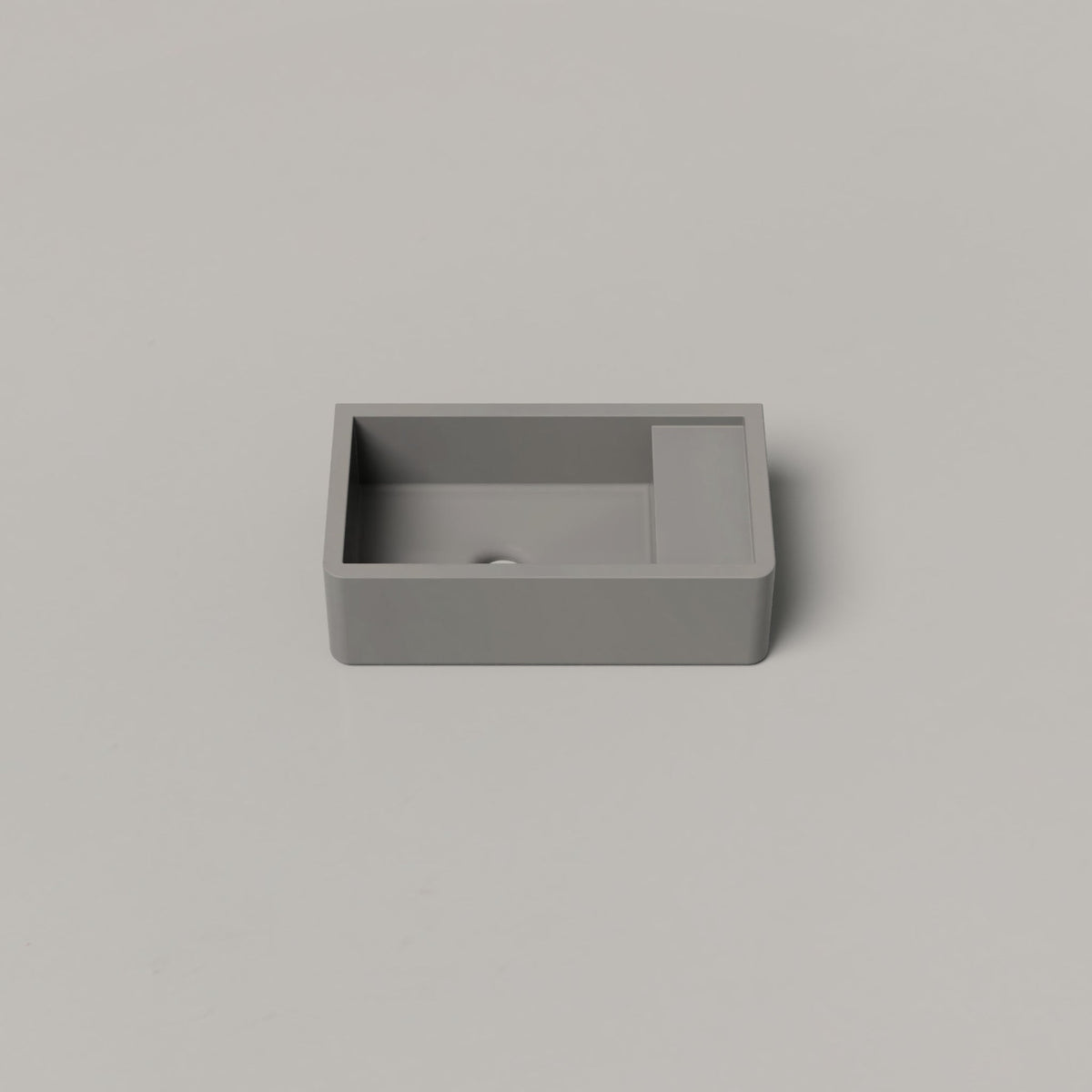 Nood Co Shelf 01 Concrete Basin in Sky Grey | Nood Co