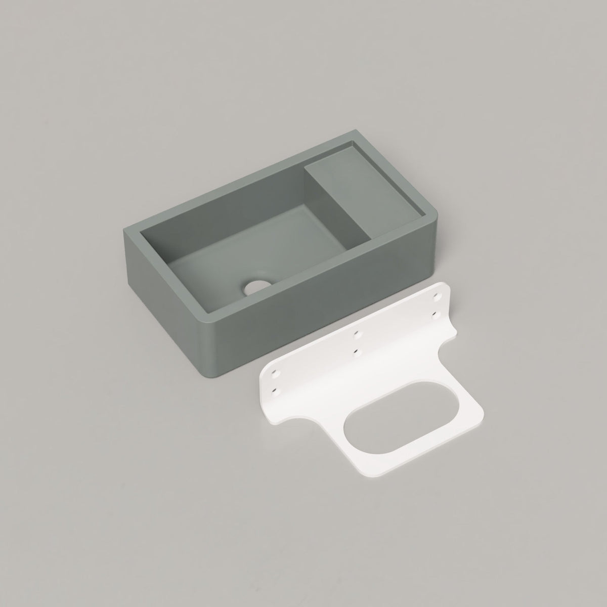 Nood Co Shelf 01 Concrete Basin in Rowboat | Nood Co