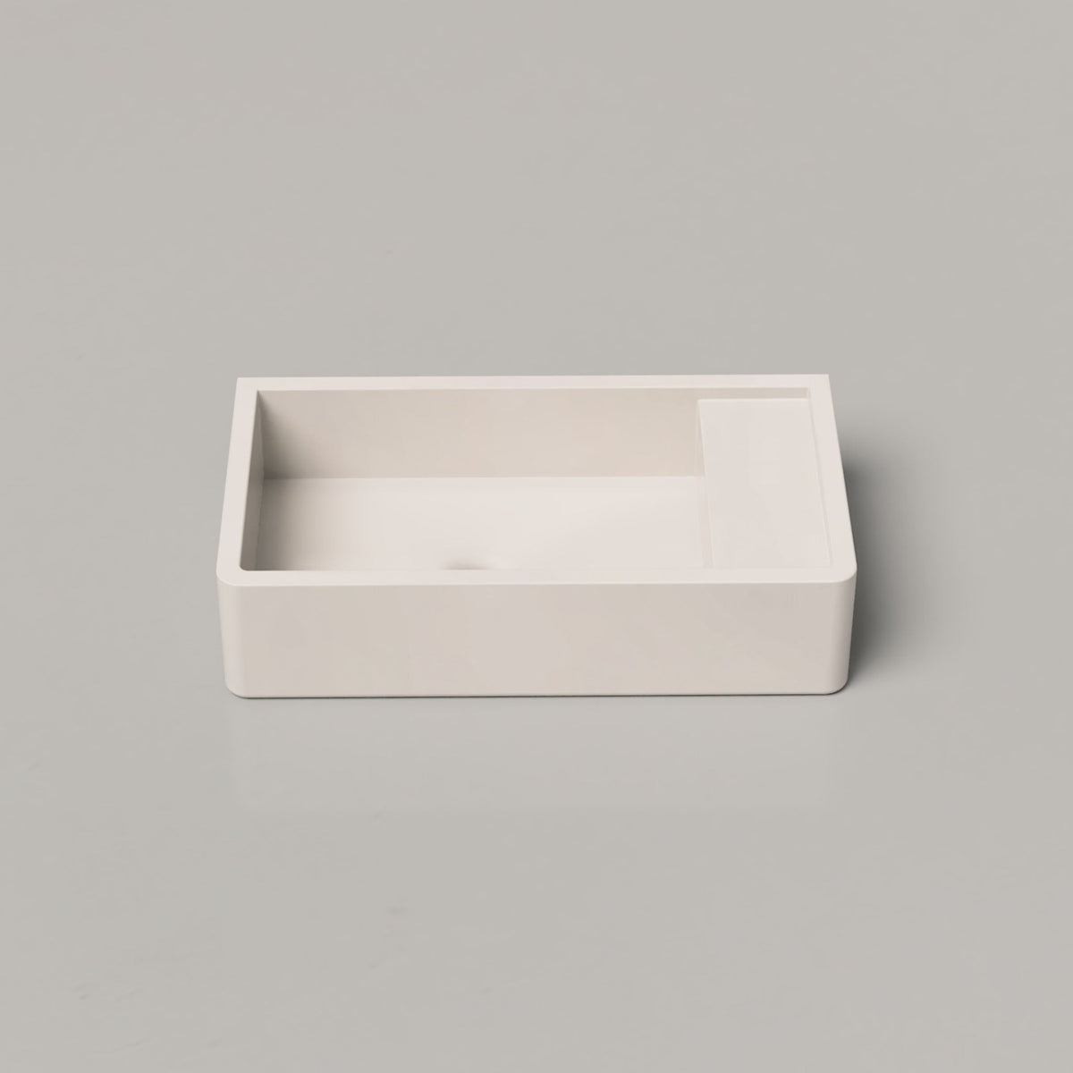 Nood Co Shelf 02 Concrete Basin in Morning Mist | Nood Co