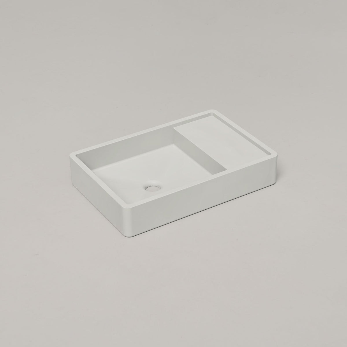 Nood Co Shelf 03 Concrete Basin in Cloud | Nood Co
