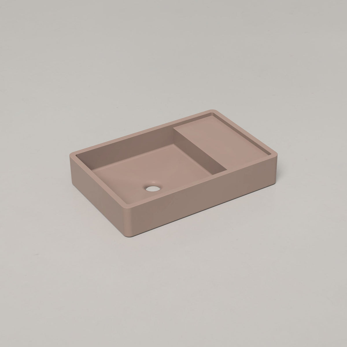Nood Co Shelf 03 Concrete Basin in Paperbark | Nood Co