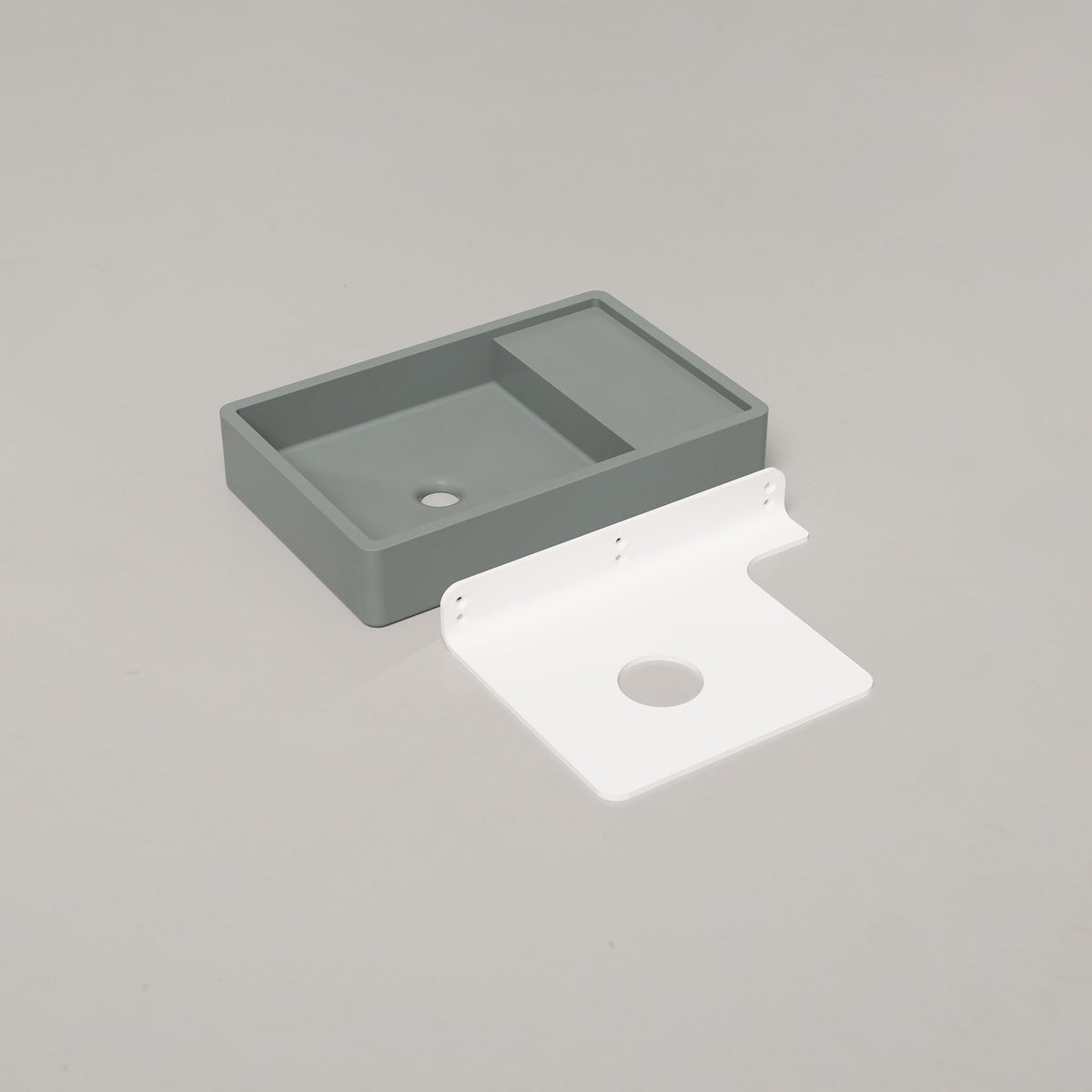 Nood Co Shelf 03 Concrete Basin in Rowboat | Nood Co