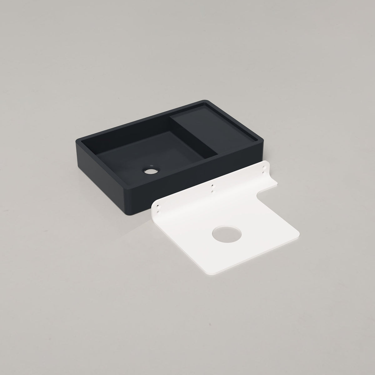 Nood Co Shelf 03 Concrete Basin in Storm | Nood Co