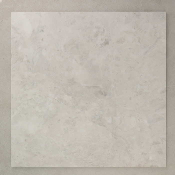 Nimbus White Honed Marble Indoor Floor and Wall Tile