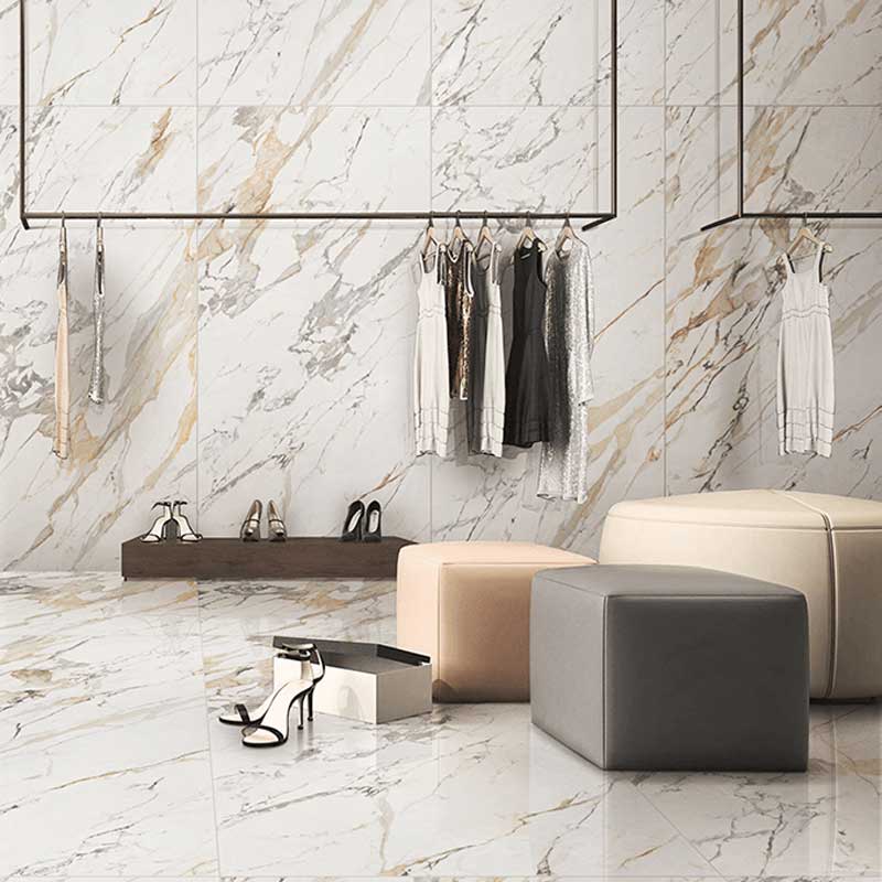 Builders Range Calacatta Oro Honed Floor and Wall Tile