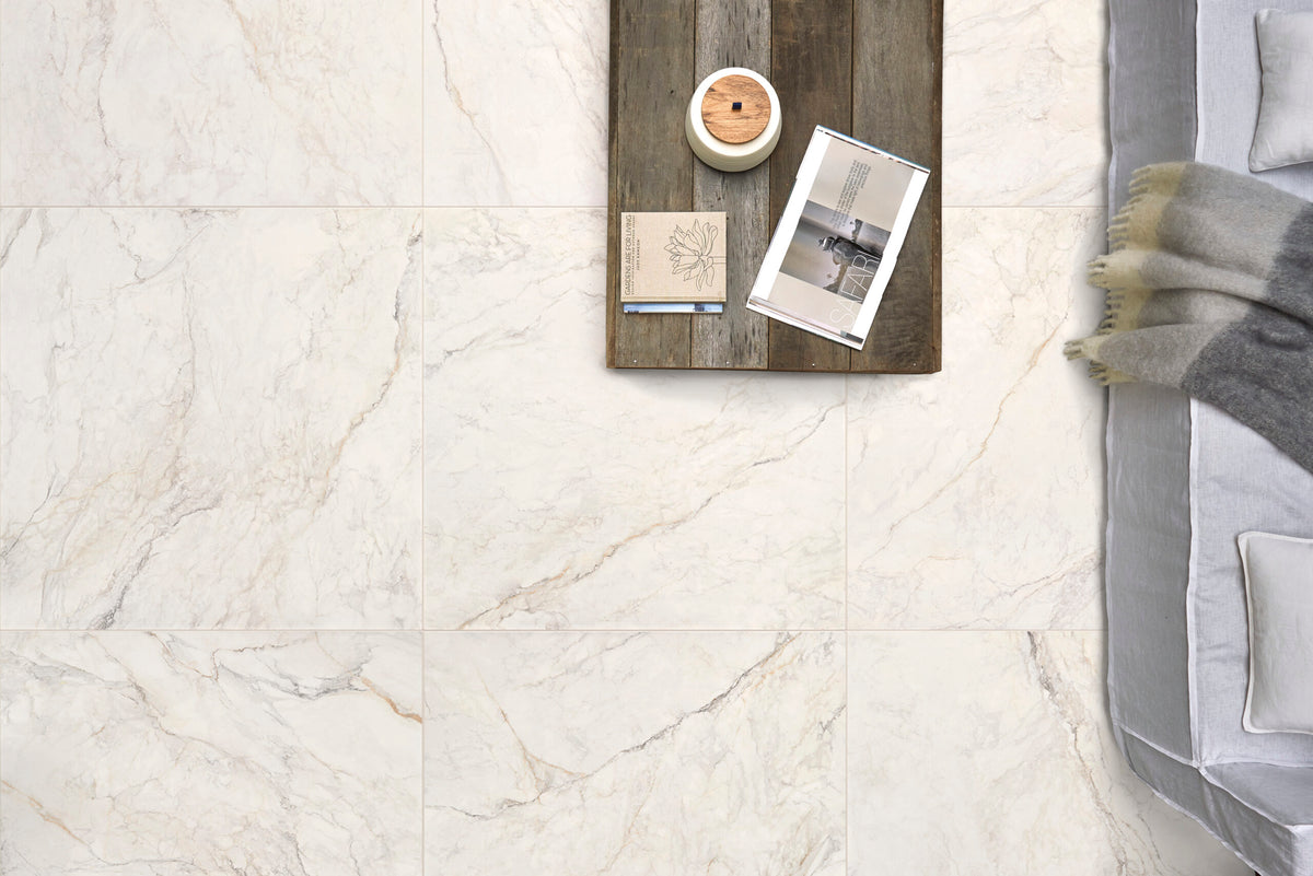 Apuano Oro Marble Look Porcelain Floor & Wall Tile
