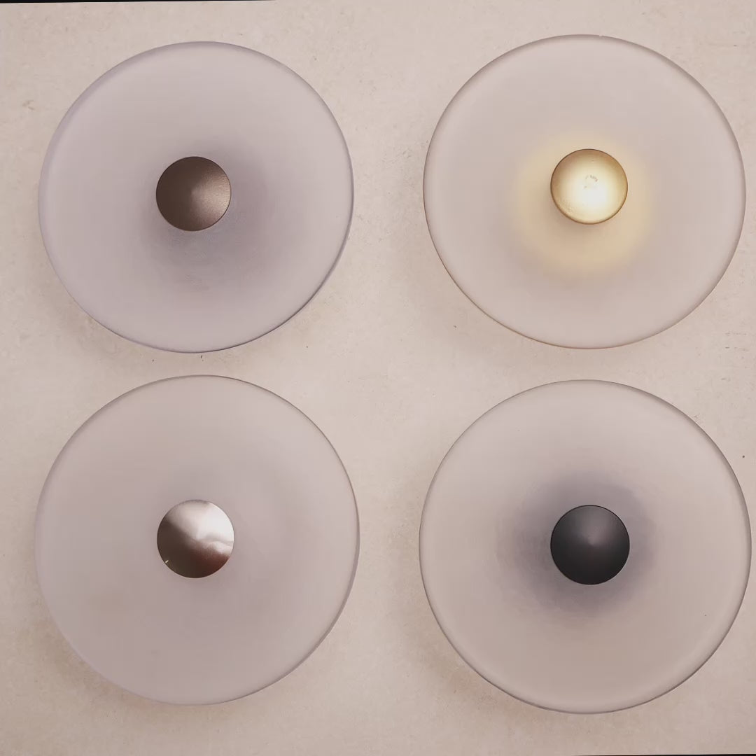 Lunara Caspia Frosted Wall Light video