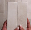 Linen Natural White Tile 50x150 mm video