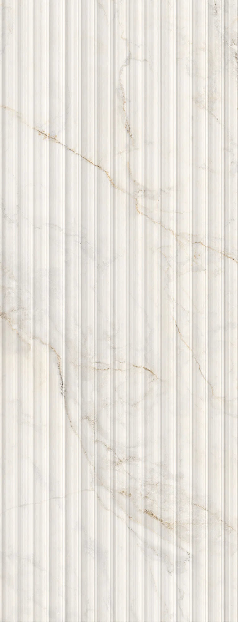 Apuano Oro Graffi Fluted Ceramic Wall Tile