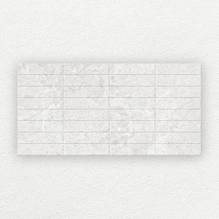 Rhythm White decor porcelain tile #Colour_White