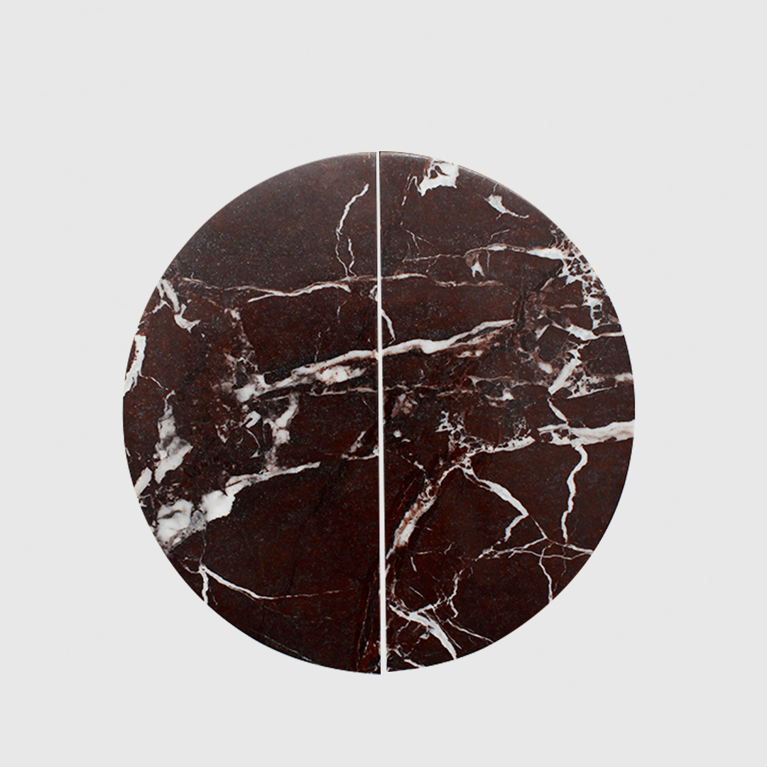 Rosso Levanto - Stone Circular Cabinet Pull