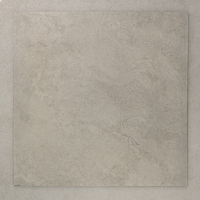 Builders Range Silver Travertine Look Porcelain Tile