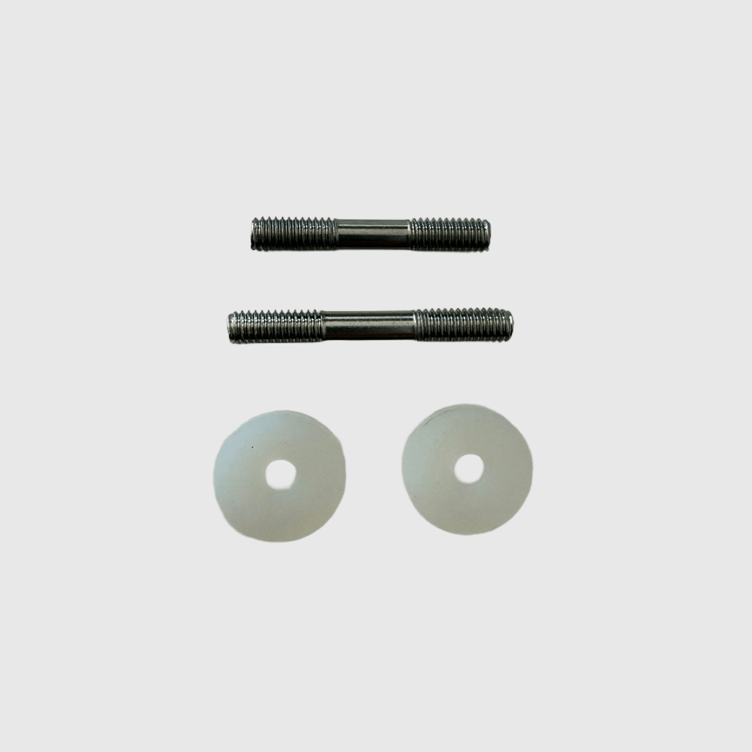 Stone Rectangular Shower Screen Knob in Hermes Grey Marble | Zephra