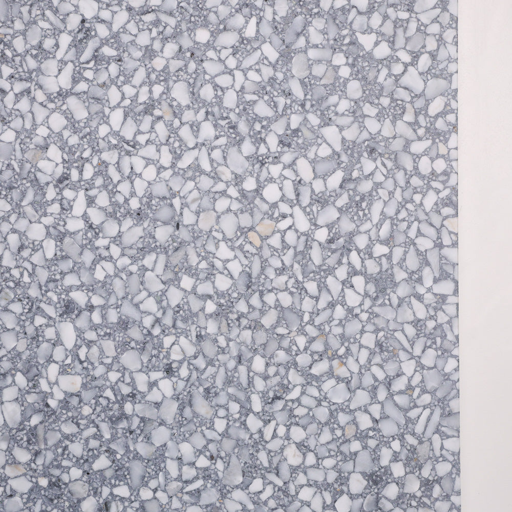 Terrazzo Natural Stone Tile 600x600, blue terrazzo close-up