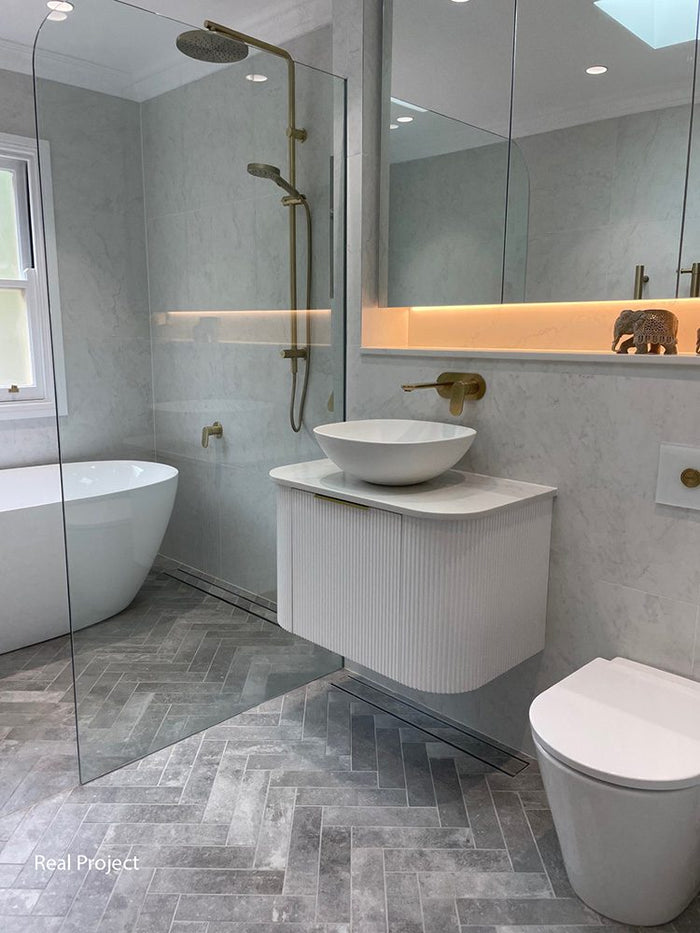 Bianco Carrara Marble Look Tile – Matt & Polished finish